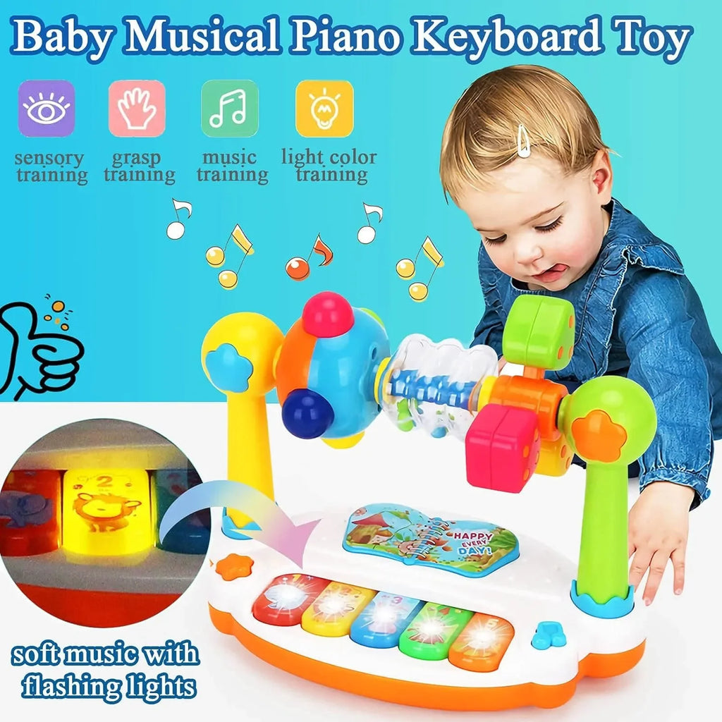 Piano Musical Rotatif – Jouet d'Éveil Bébé