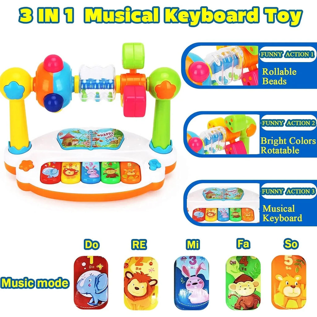 Piano Musical Rotatif – Jouet d'Éveil Bébé