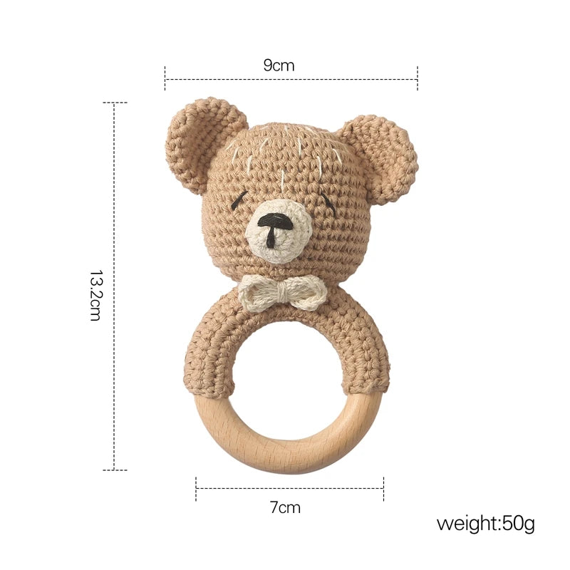 Hochet Kawaii – Animal & Anneau de Dentition