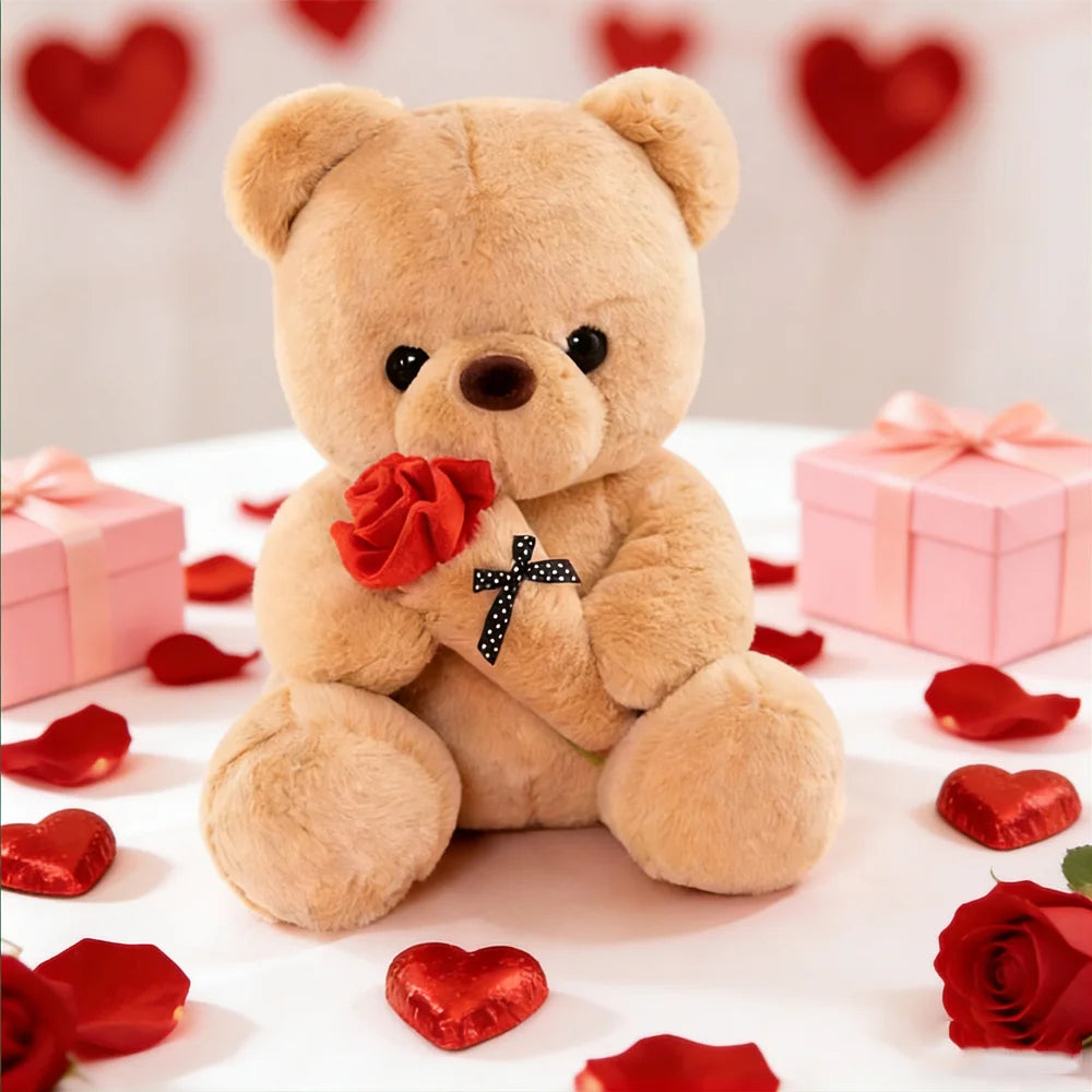 Ours en Peluche Doux – Cadeau Rose
