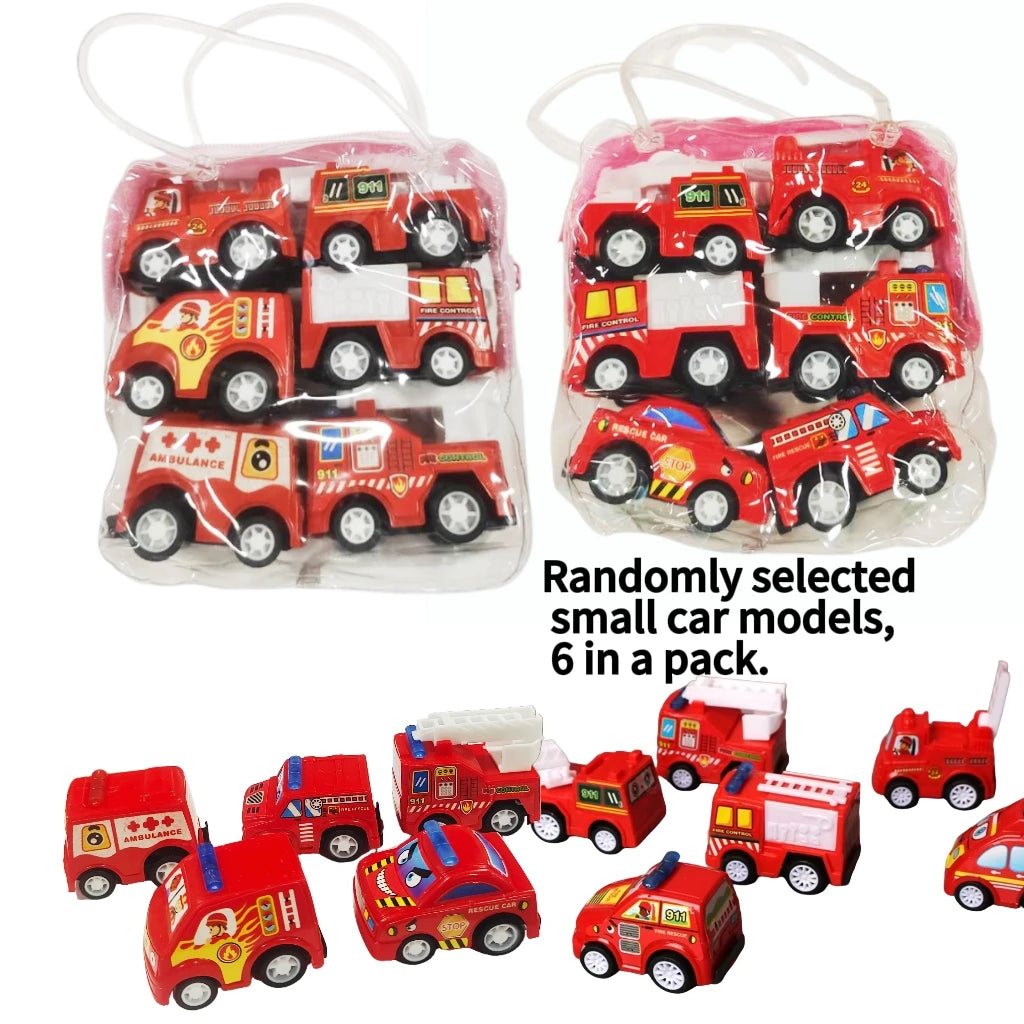 Lot de 6 Mini Voitures – Collection Véhicules