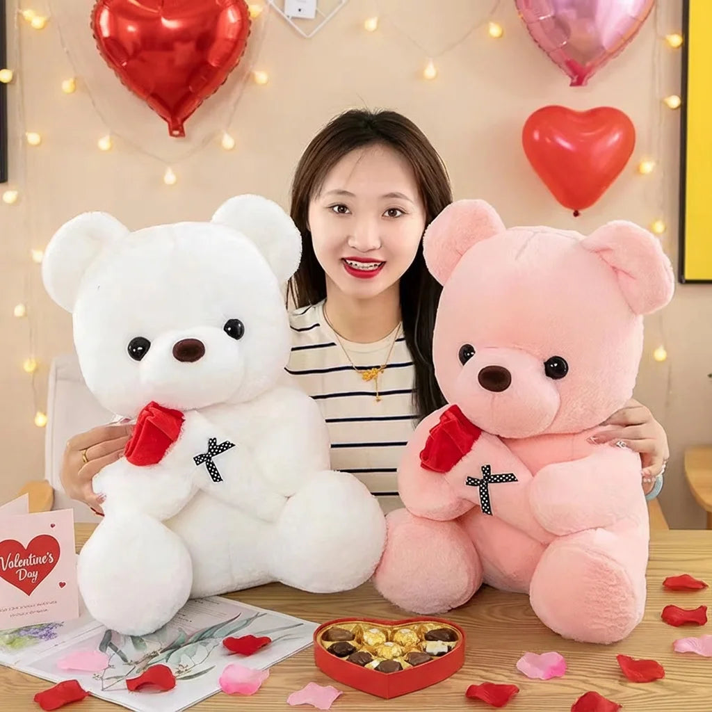 Ours en Peluche Doux – Cadeau Rose