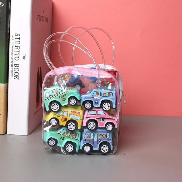 Lot de 6 Mini Voitures – Collection Véhicules